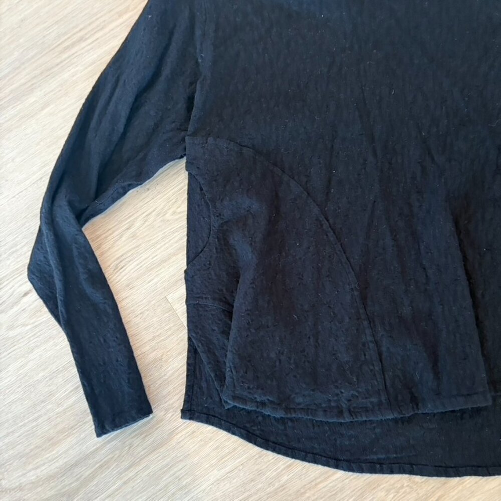 ** Flax by Jeanne Engelhart Long Sleeve rayon Blouse Small - Picture 2 of 9